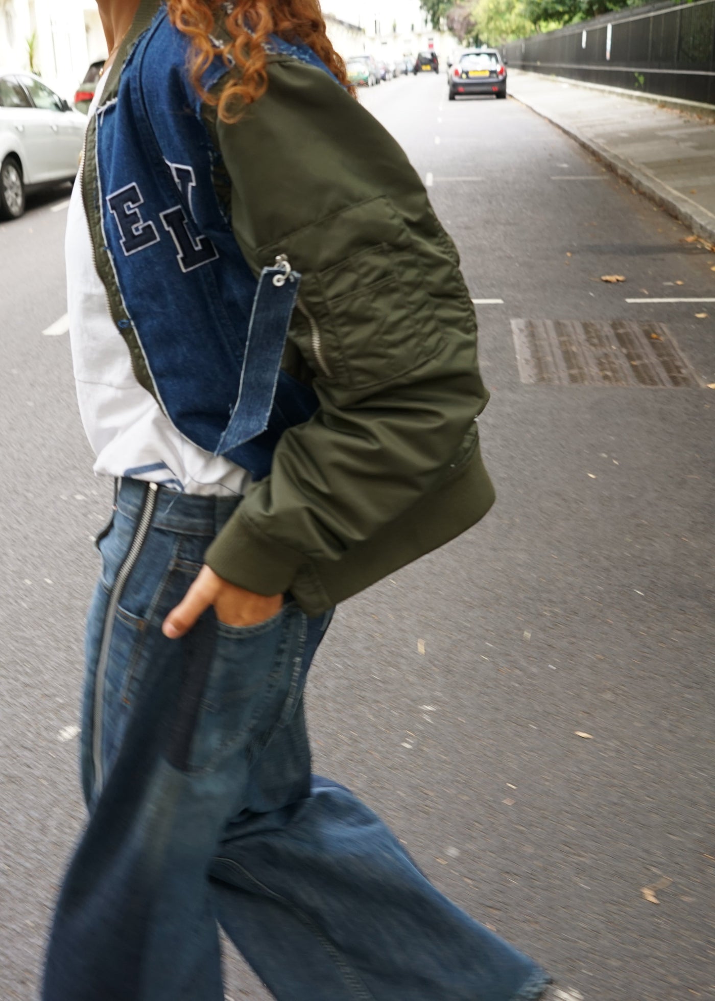 Rio Bomber Khaki Mid Blue