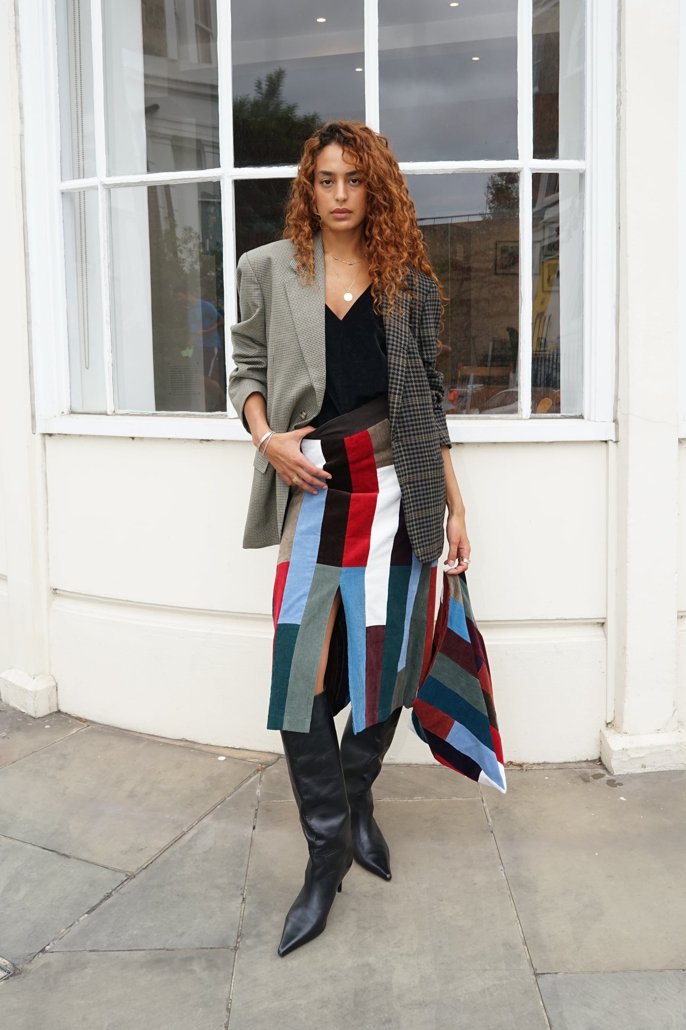 Gaby Skirt Tessellated Corduroy