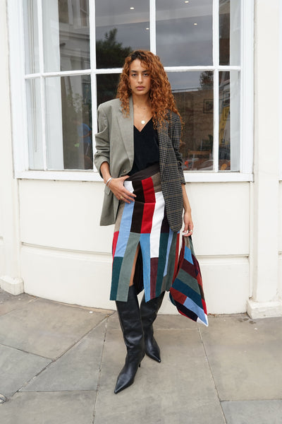 Gaby Skirt Tessellated Corduroy