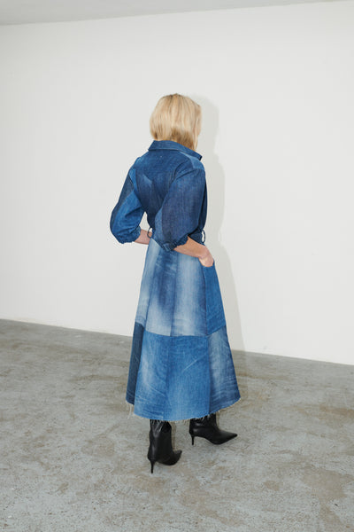 Willow Dress Denim Blue