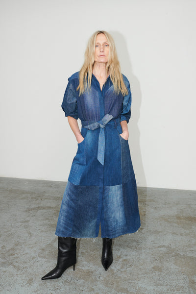 Willow Dress Denim Blue