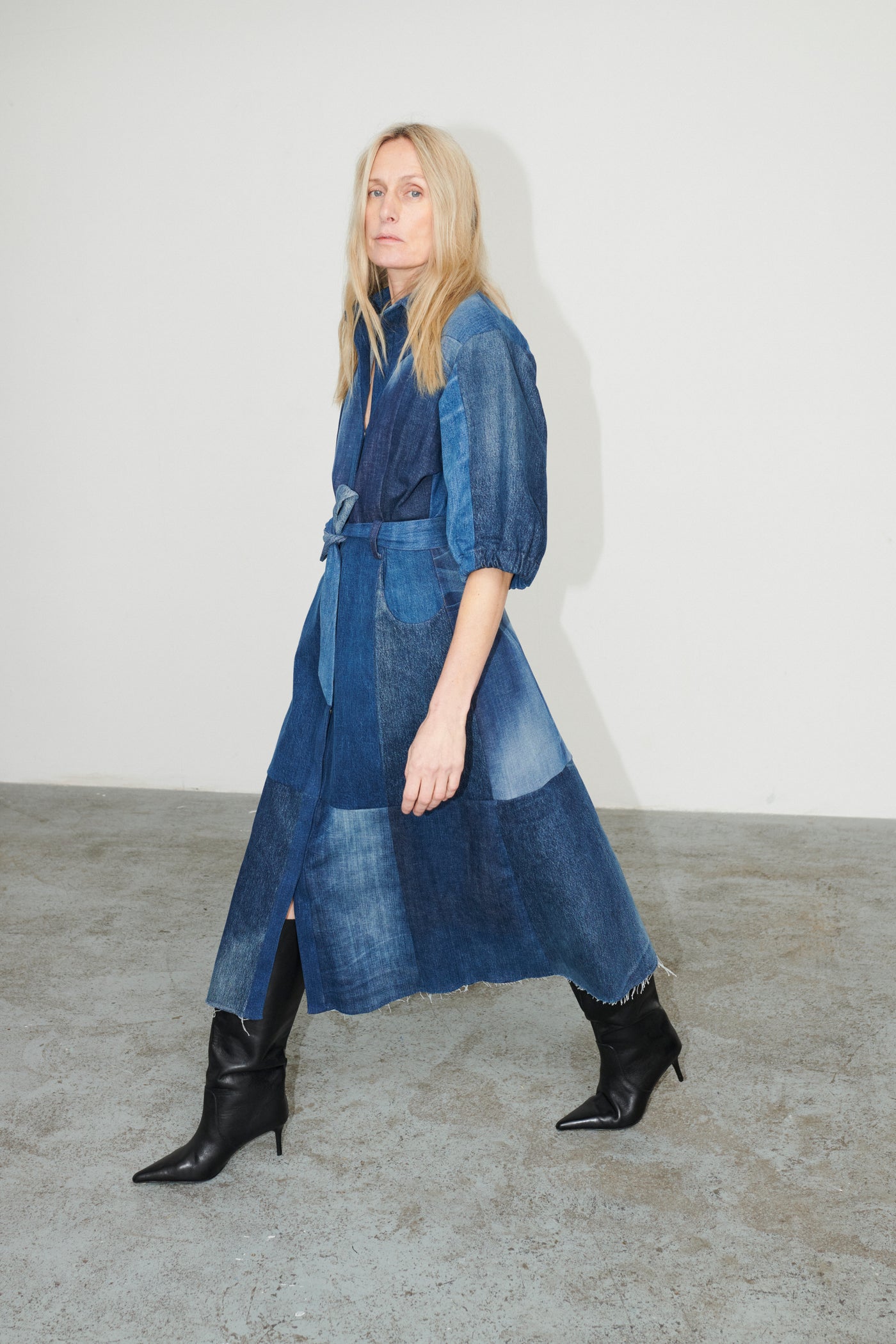 Willow Dress Denim Blue