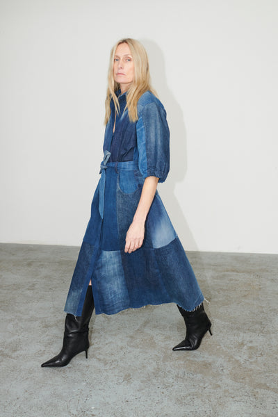 Willow Dress Denim Blue
