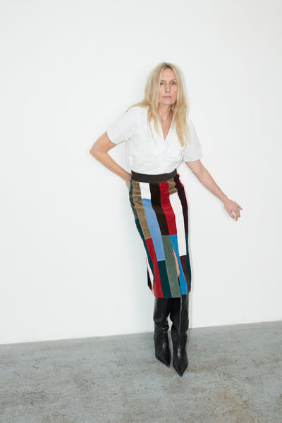 Gaby Skirt Tessellated Corduroy