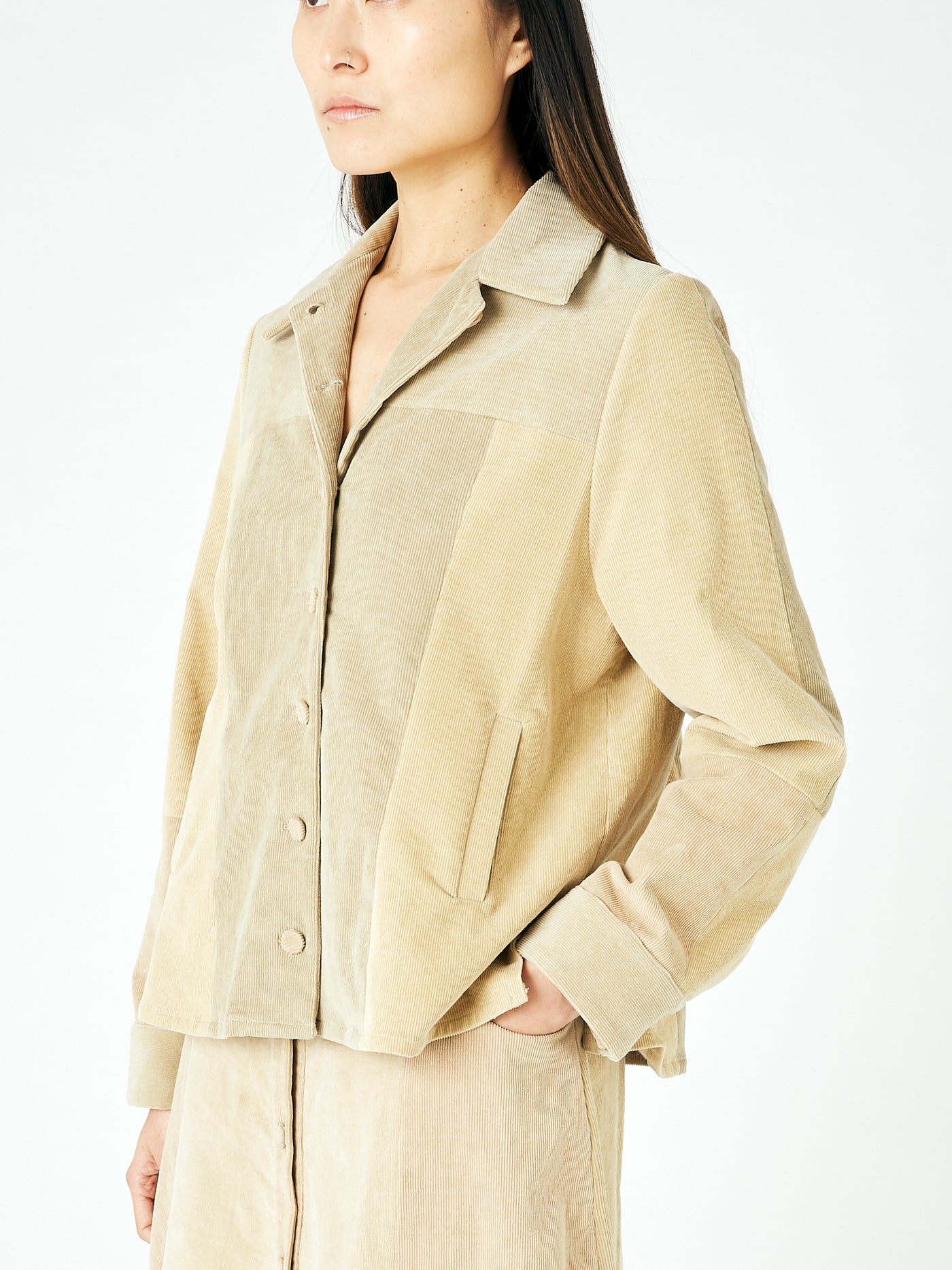 Beige Corduroy Frankie Jacket