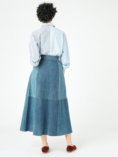 Mid Blue Denim Frankie Skirt