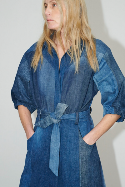 Willow Dress Denim Blue