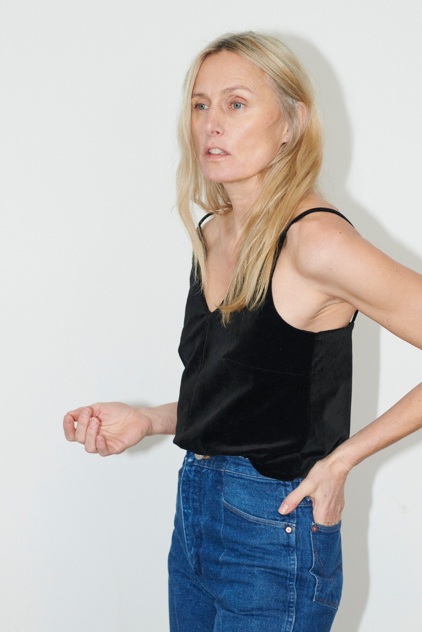 Anna Top Velvet Black - ELV Denim