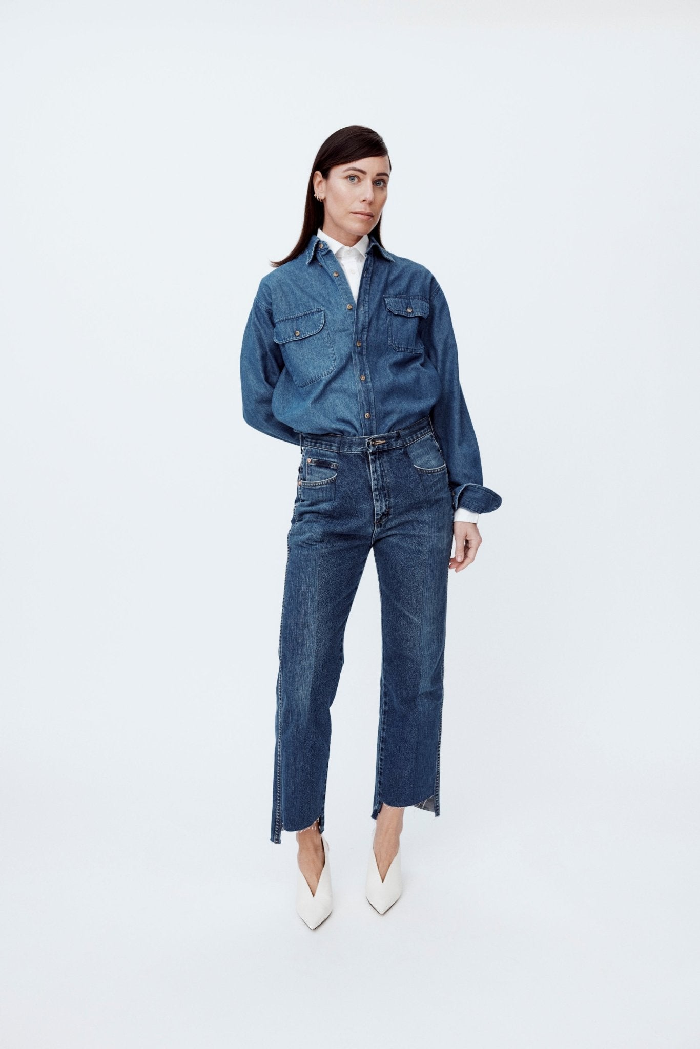 Audrey Jeans Dark Blue - ELV Denim