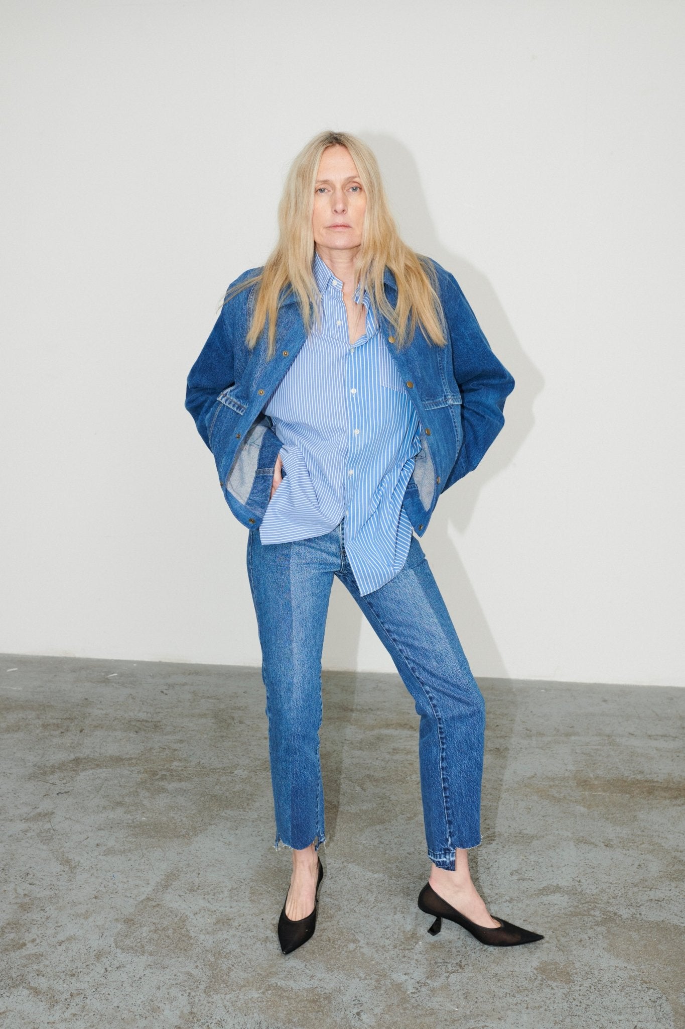 Audrey Jeans Mid Blue | E.L.V. Denim – ELV Denim