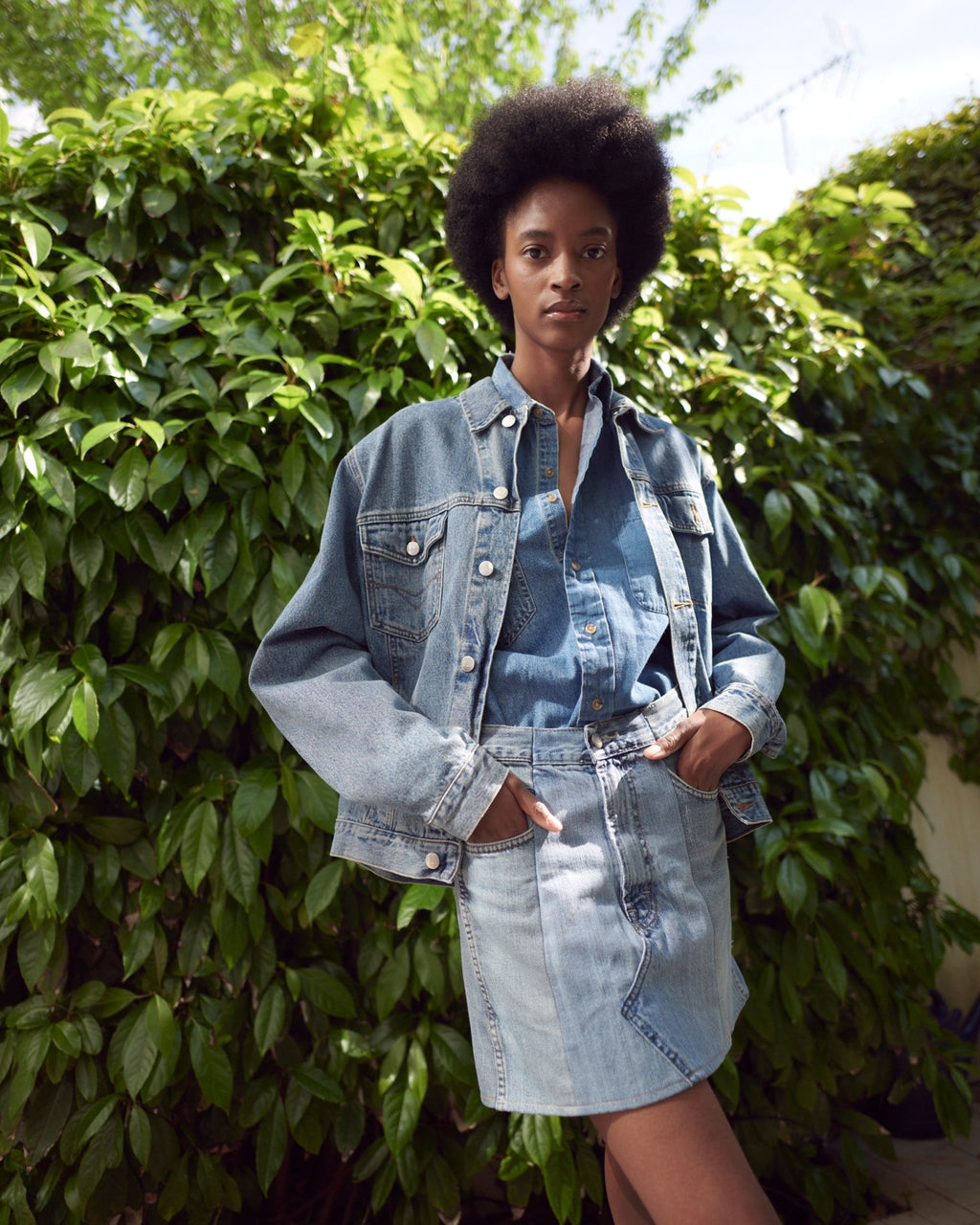 Classic Denim Shirt Light Blue - E.L.V. Denim