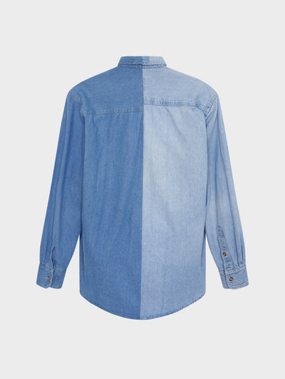 Classic Denim Shirt Mid Light Blue - E.L.V. Denim