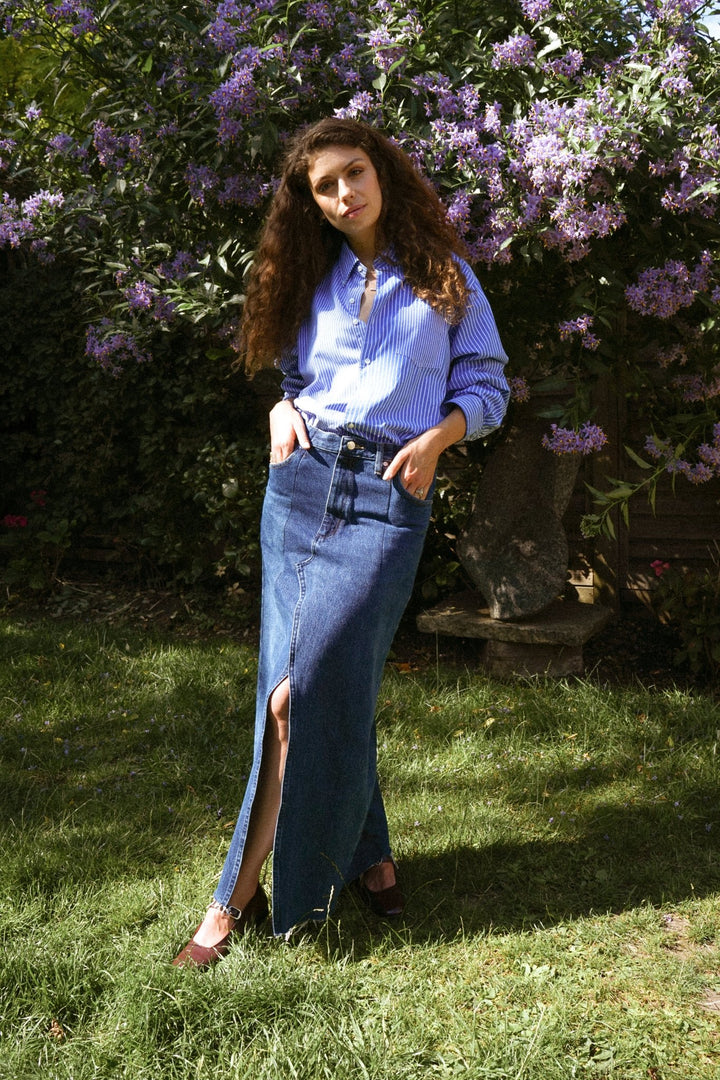 Denim Mini Skirt Light Blue | E.L.V. Denim – ELV Denim