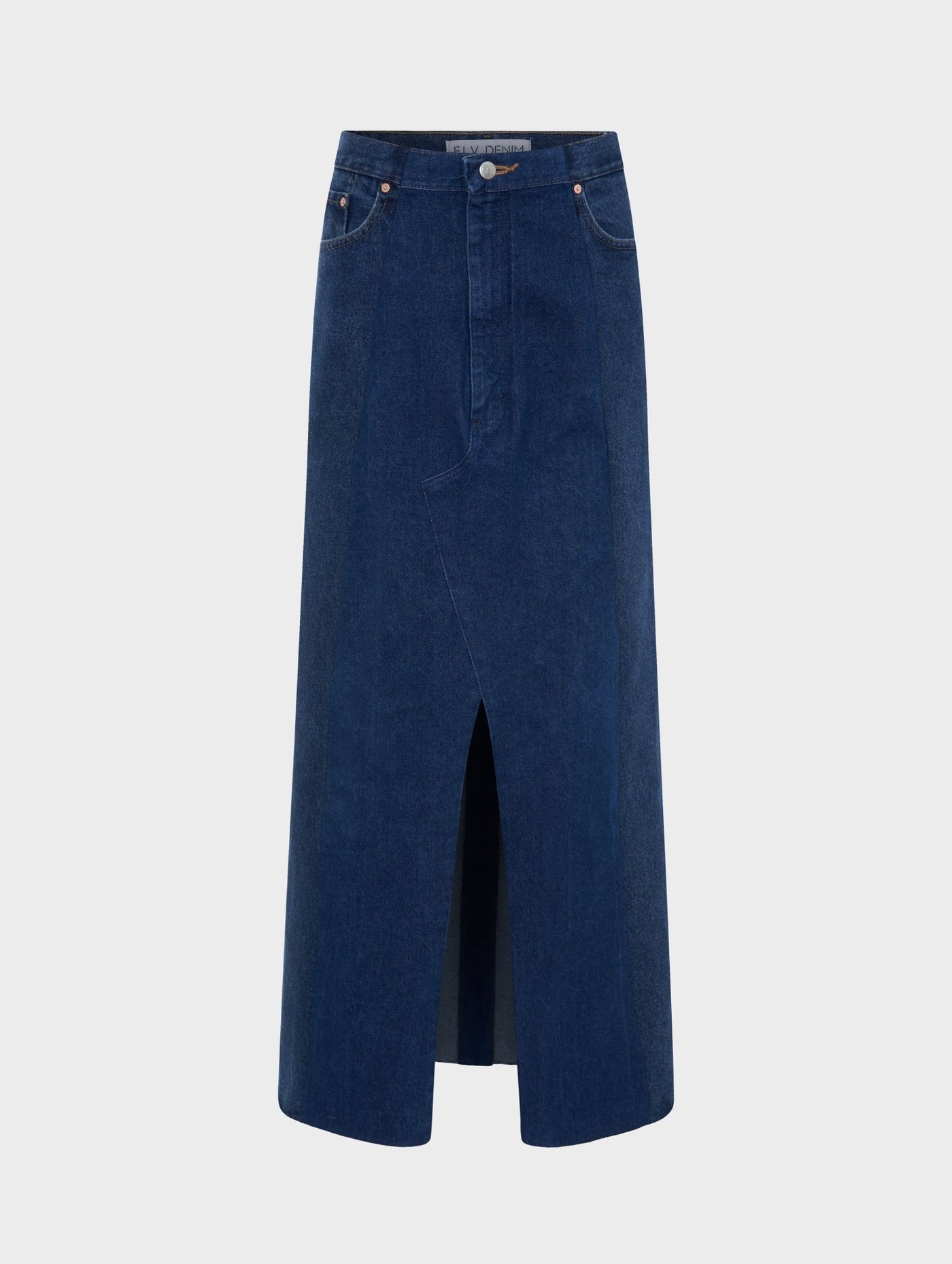 Denim Maxi Skirt Dark Blue - ELV Denim