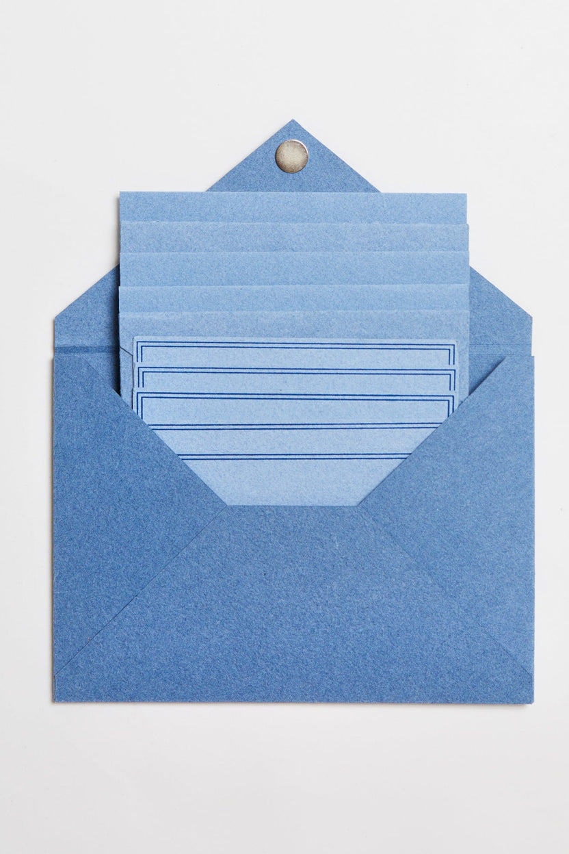 Denim Paper Bordered Stationary Set | E.L.V. Denim – ELV Denim