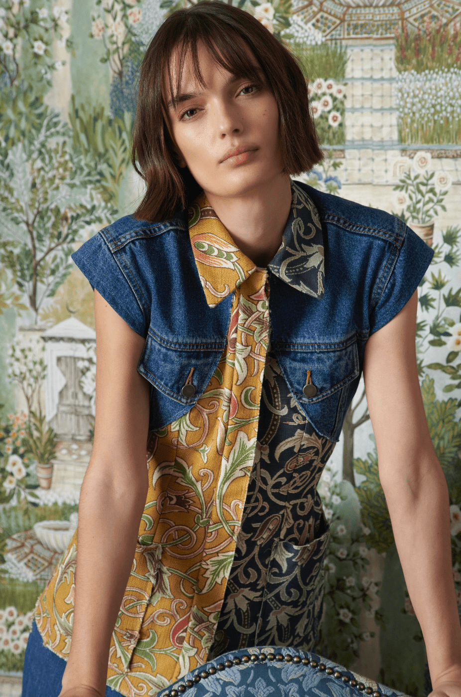 Eden Jacket Sanderson Edition Multi Mid Blue - ELV Denim