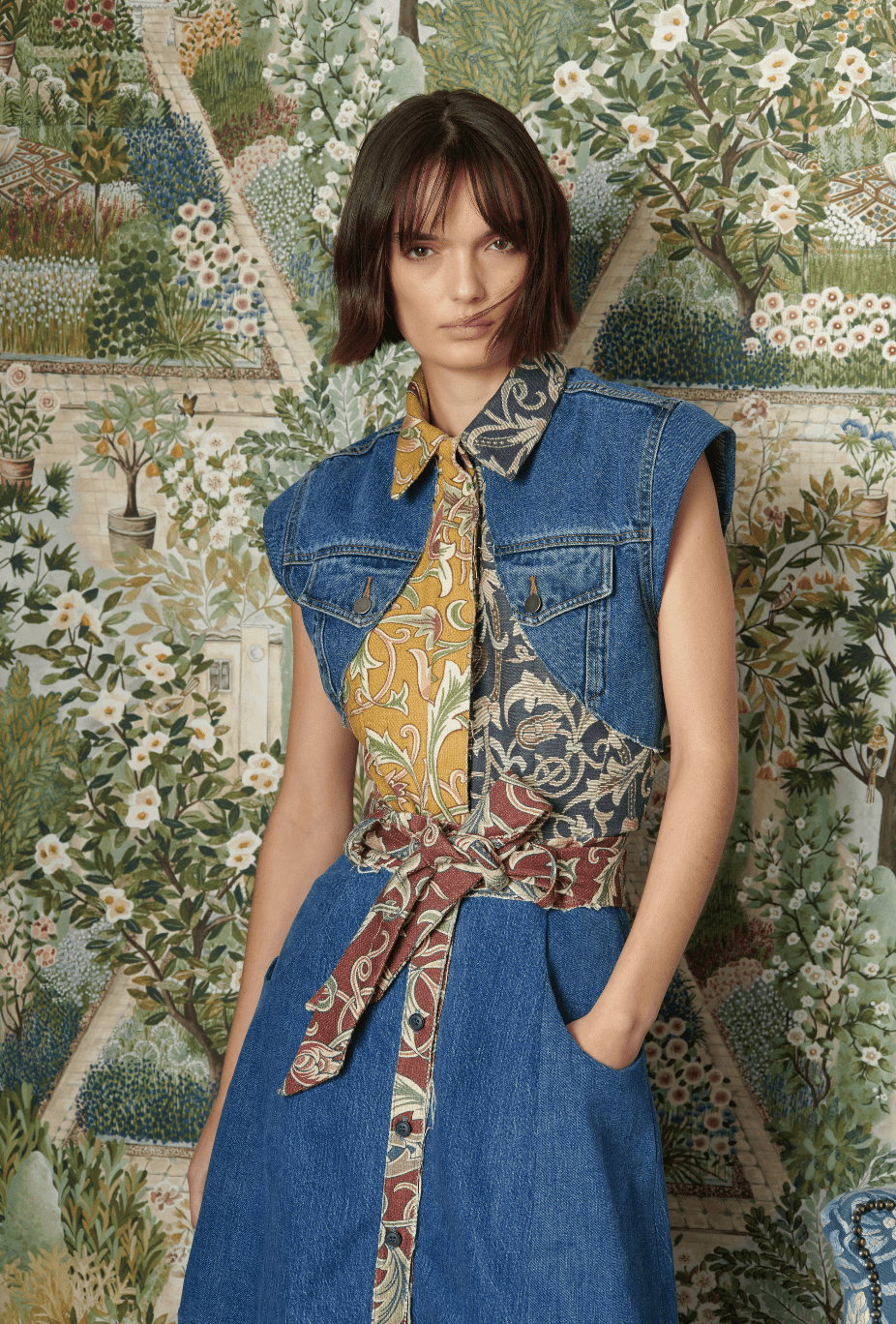 Eden Jacket Sanderson Edition Multi Mid Blue - ELV Denim