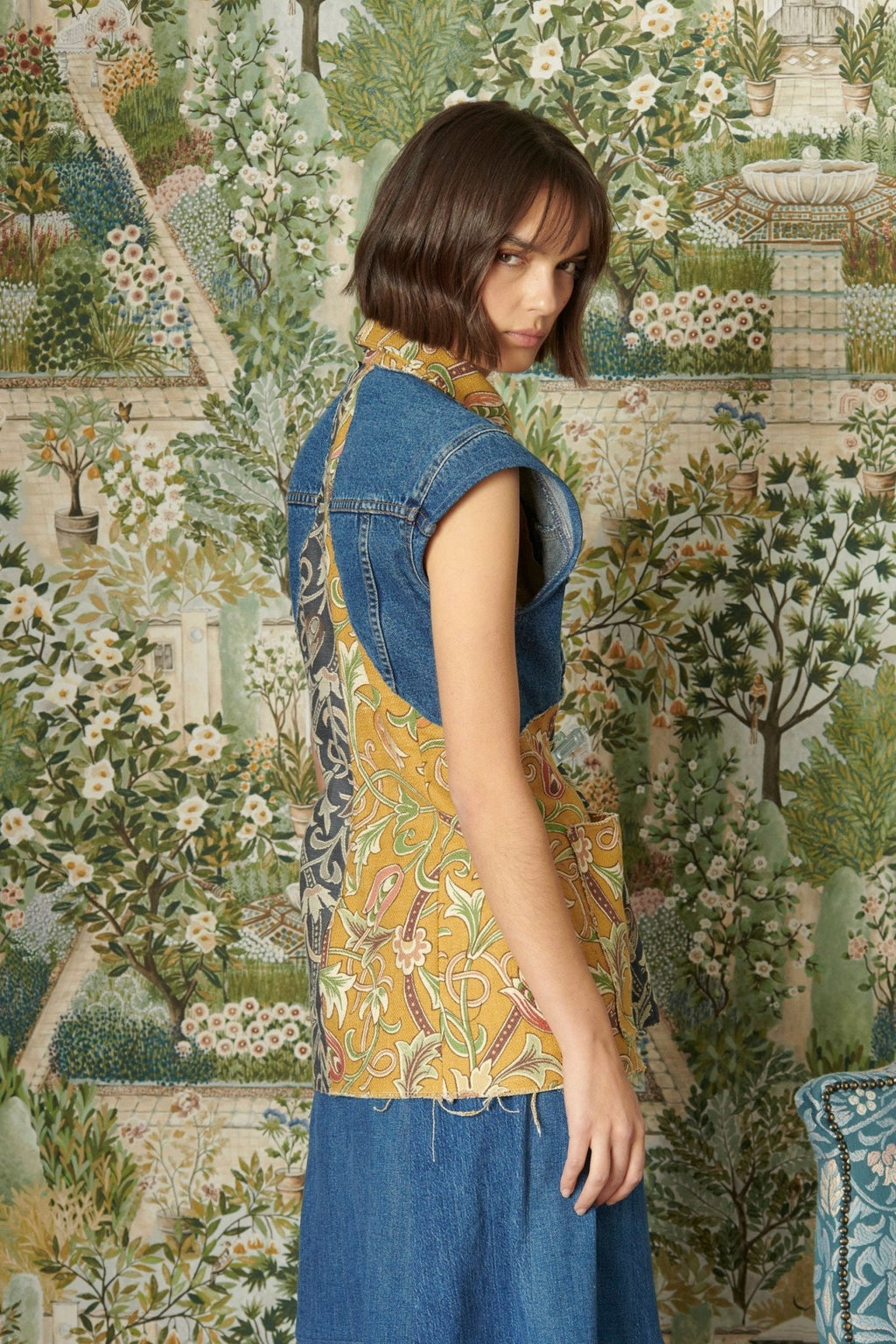 Eden Jacket Sanderson Edition Multi Mid Blue - ELV Denim