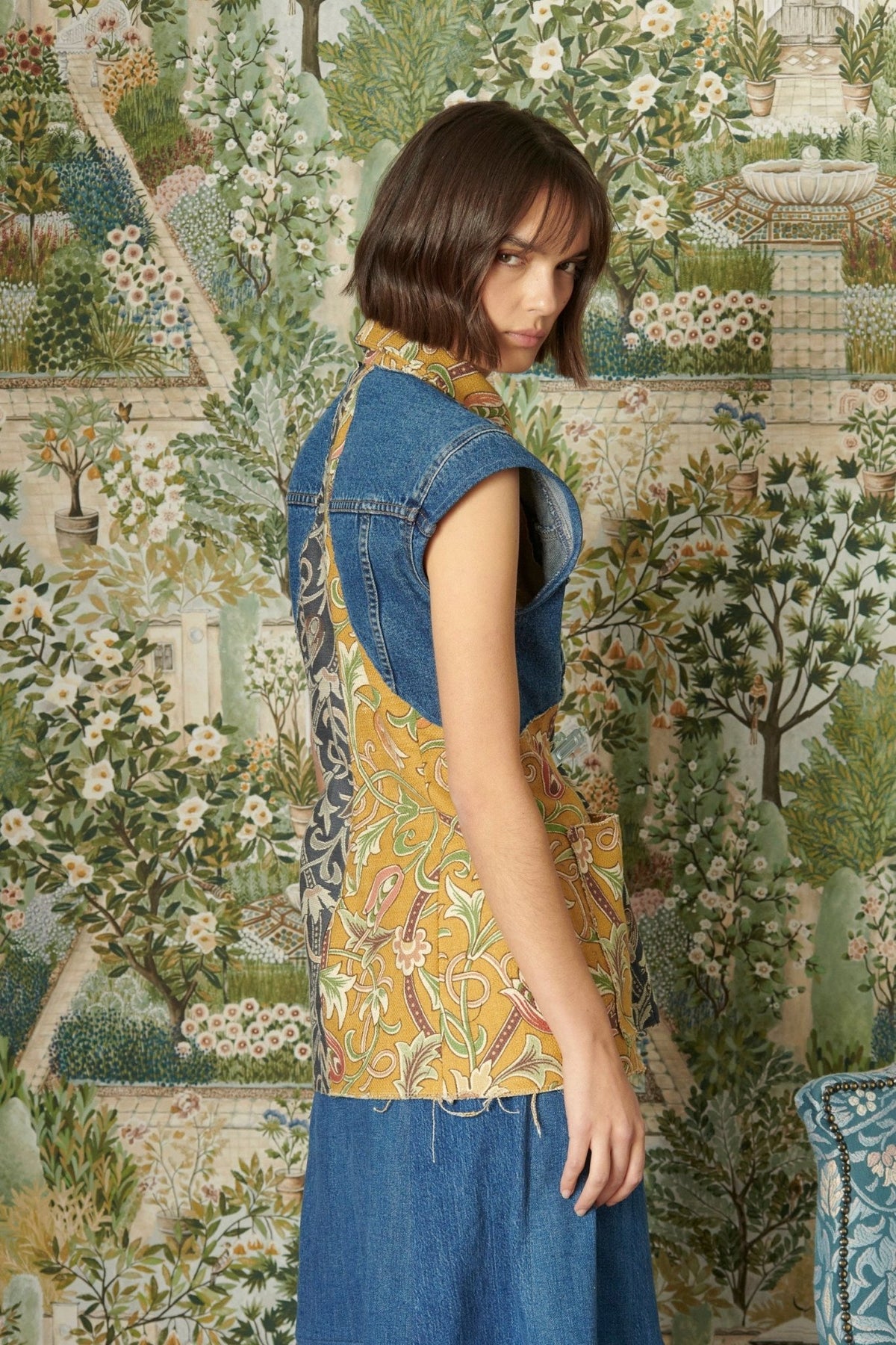 Eden Jacket Sanderson Edition Multi Mid Blue - ELV Denim