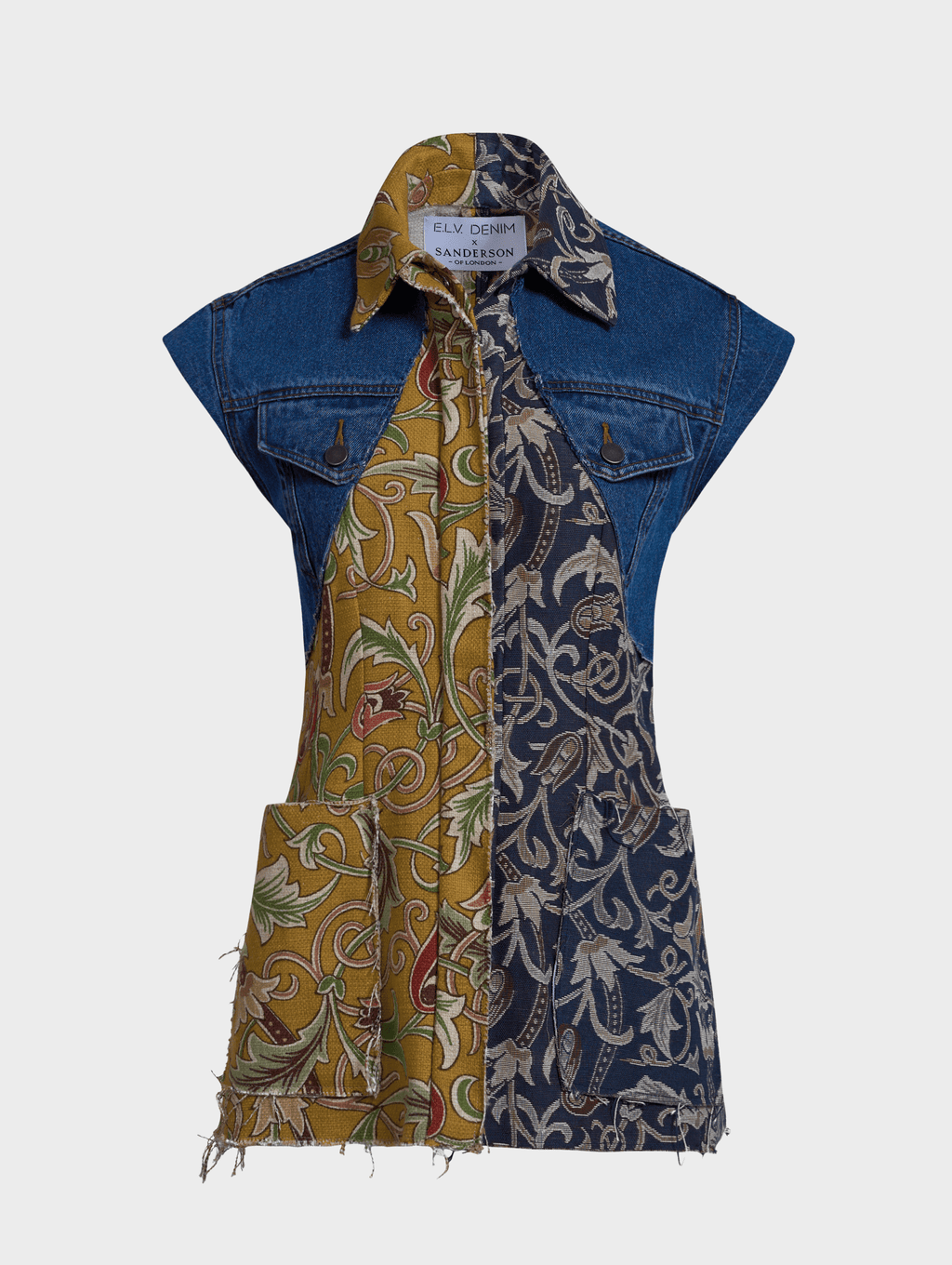 Eden Jacket Sanderson Edition Multi Mid Blue - ELV Denim