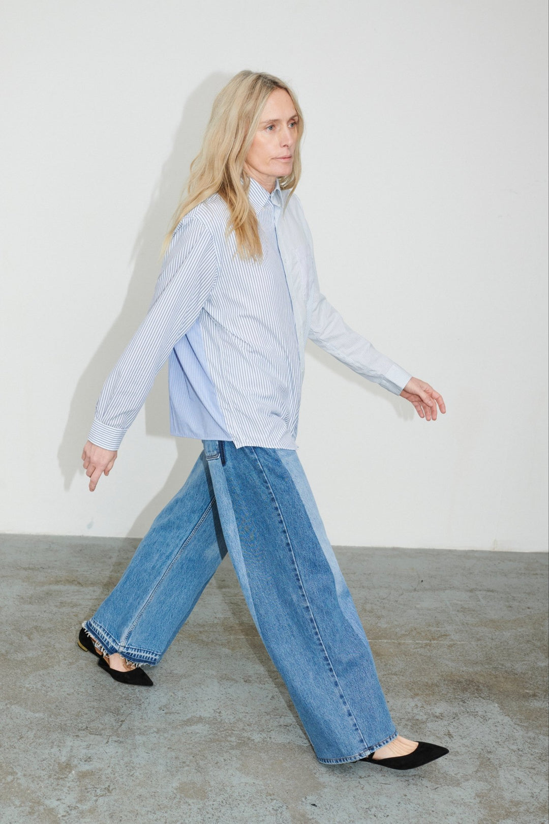Freya Wide Leg Jean Mid Light Blue | E.L.V. Denim – ELV Denim