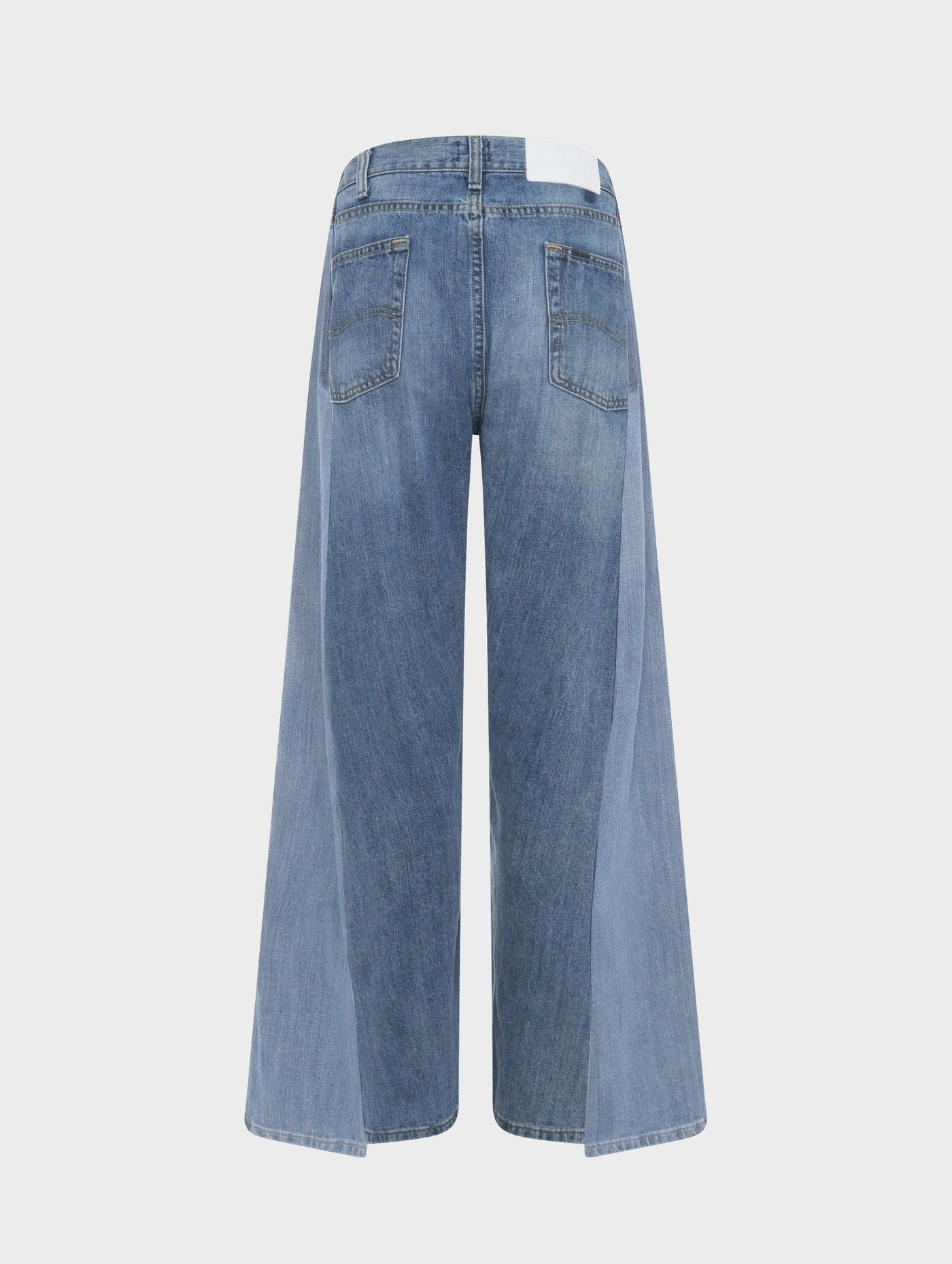 Freya Wide Leg Jeans Light Mid Blue - ELV Denim