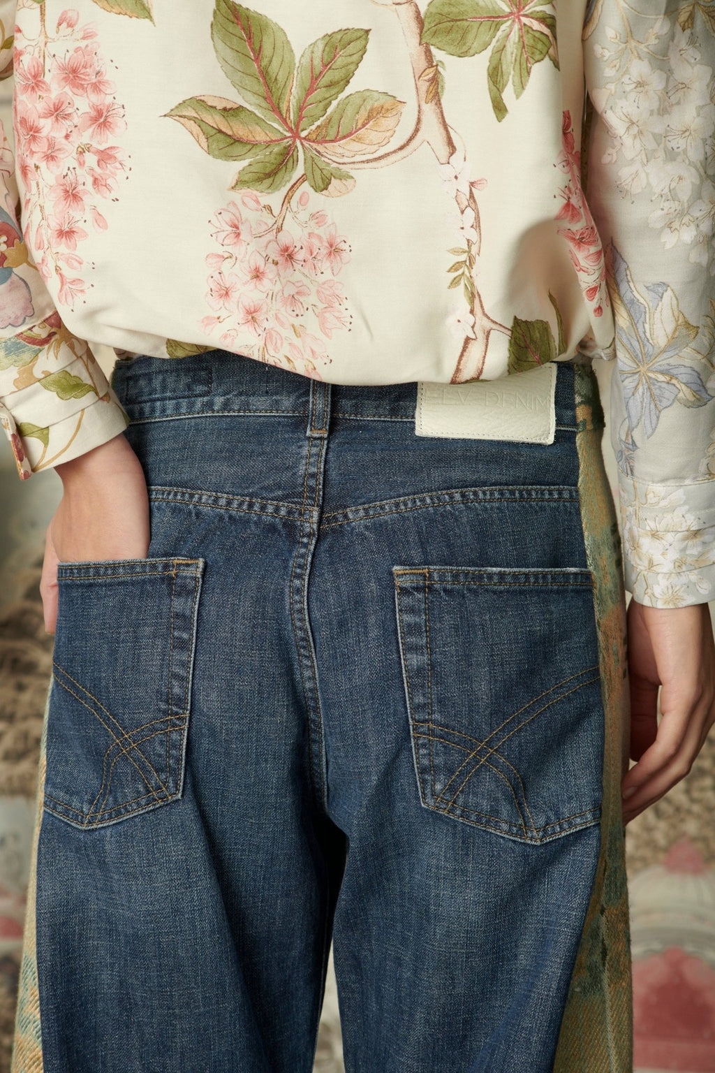 Freya Wide Leg Jeans x Sanderson of London - ELV Denim