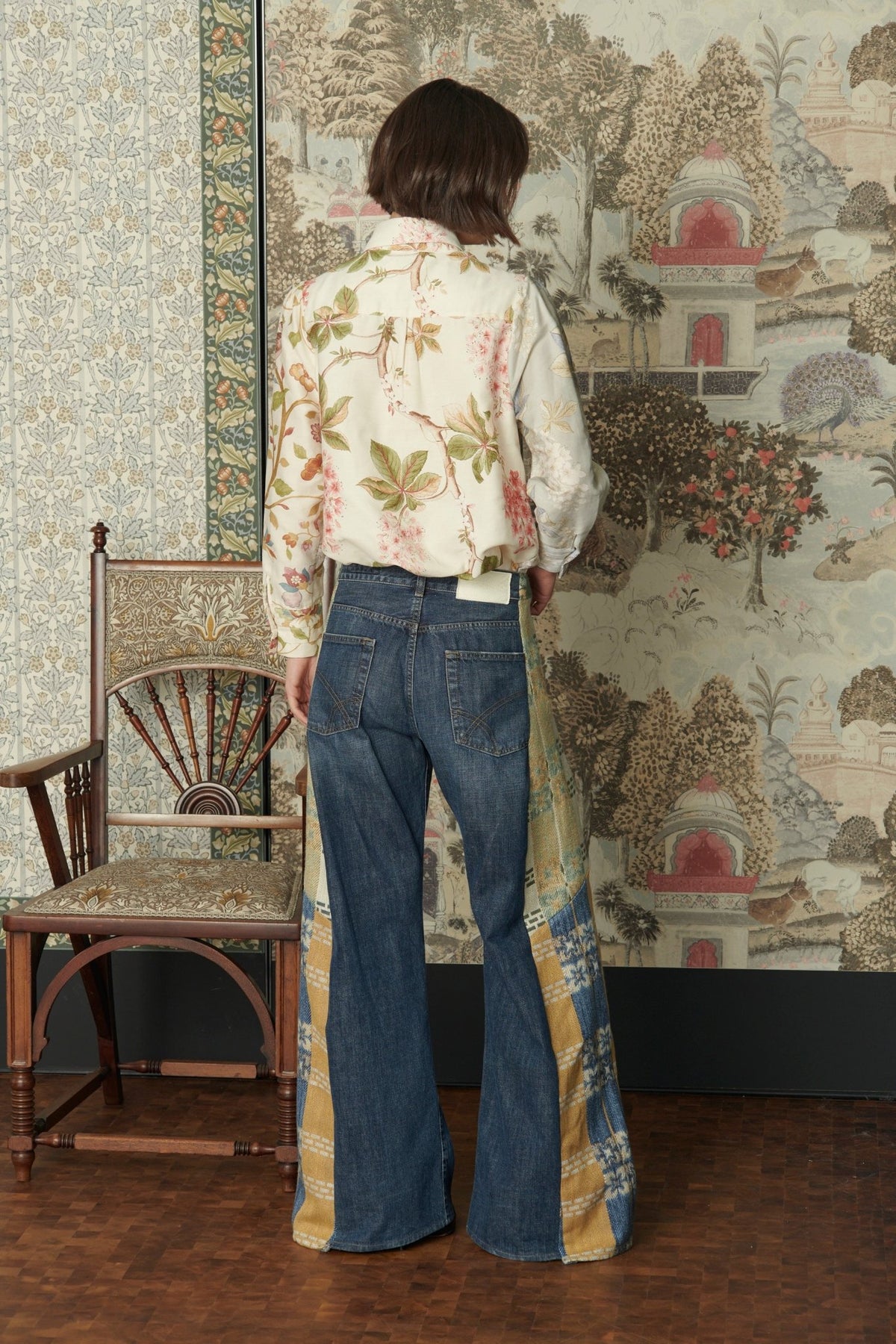 Freya Wide Leg Jeans x Sanderson of London - ELV Denim