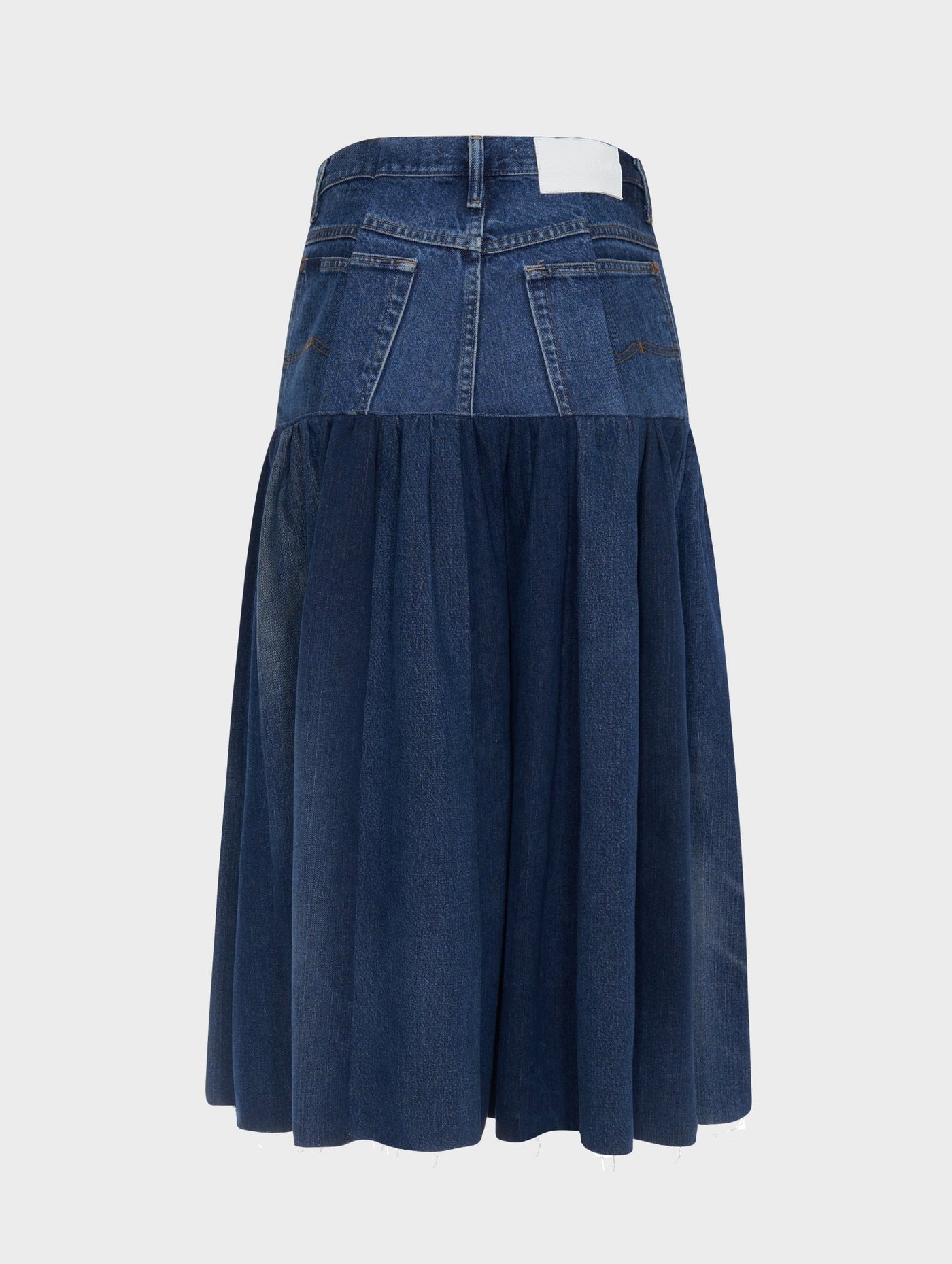 Harvard Denim Skirt Dark Blue - E.L.V. Denim