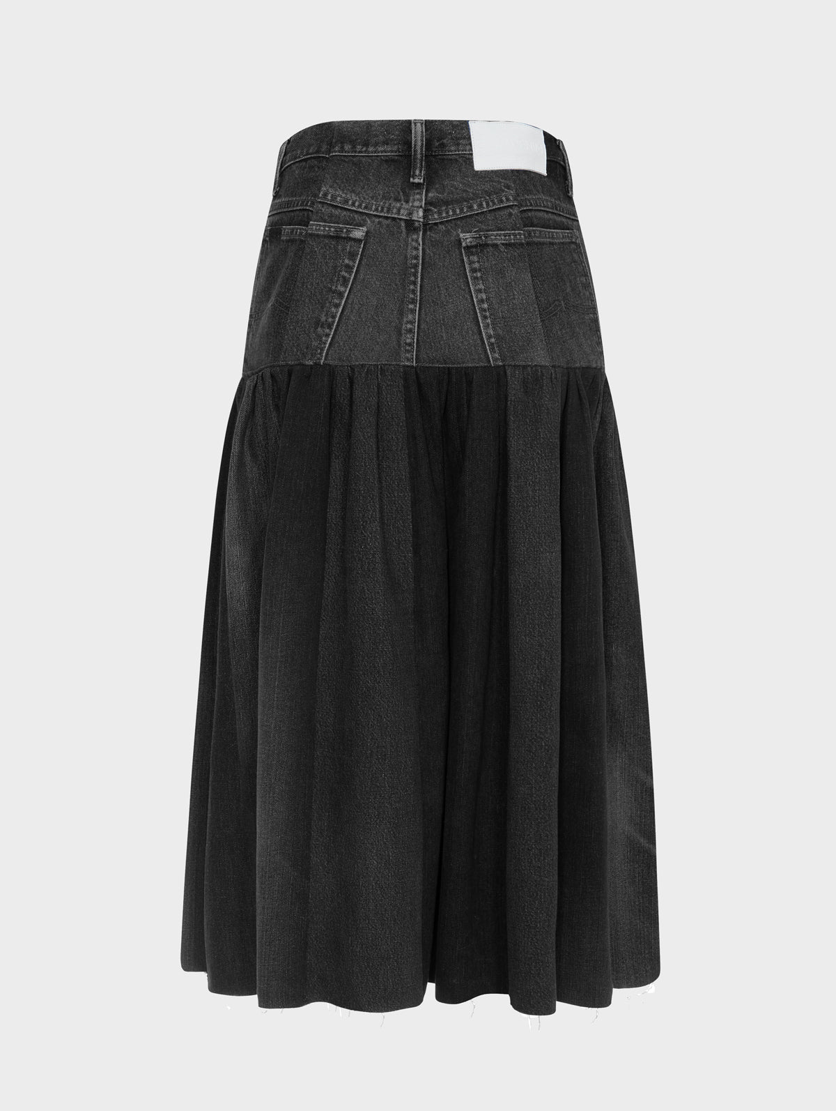 Harvard Denim Skirt Charcoal