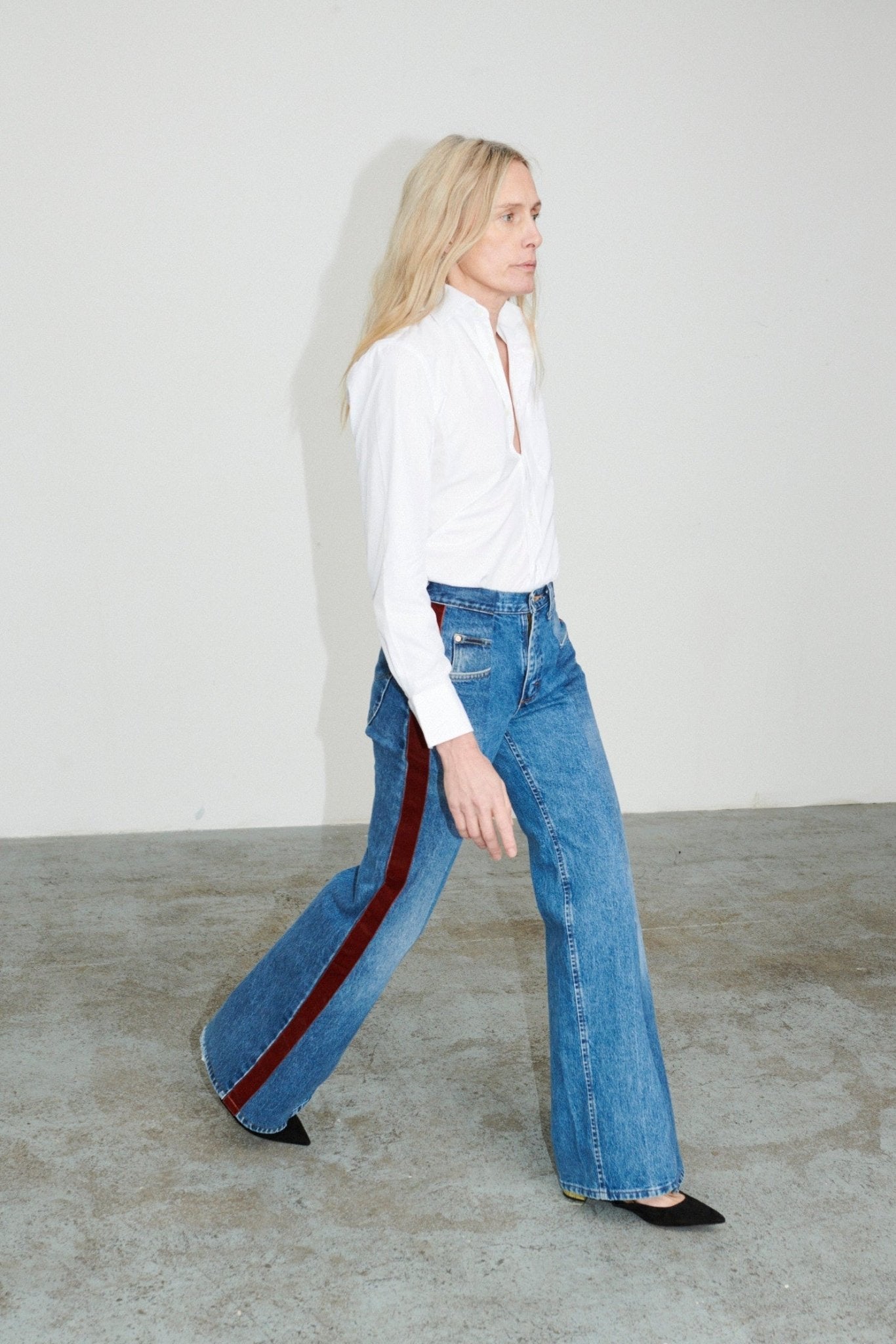 Indre Jeans Velvet Stripe - ELV Denim
