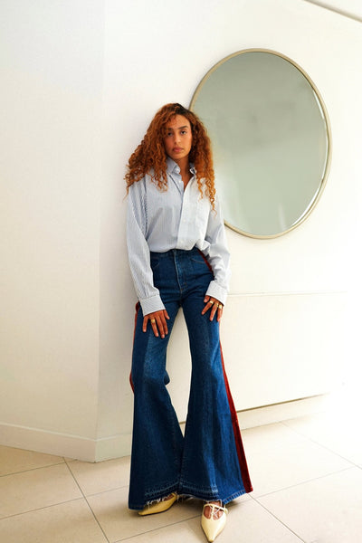 Indre Jeans Velvet Stripe - ELV Denim