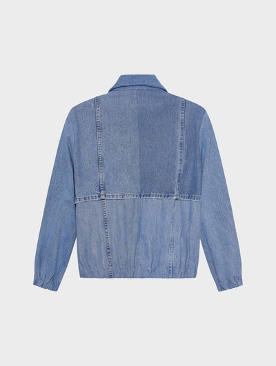 Kara Bomber Jacket Denim Light Blue - ELV Denim