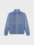 Kara Bomber Jacket Denim Light Blue - ELV Denim