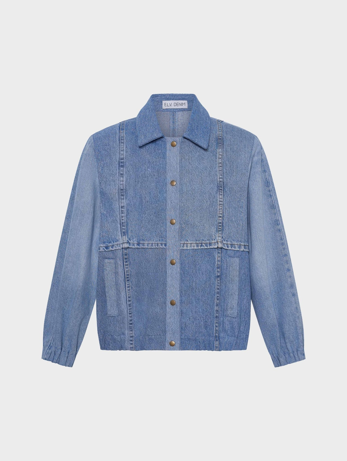 Kara Bomber Jacket Denim Light Blue | E.L.V. Denim – ELV Denim