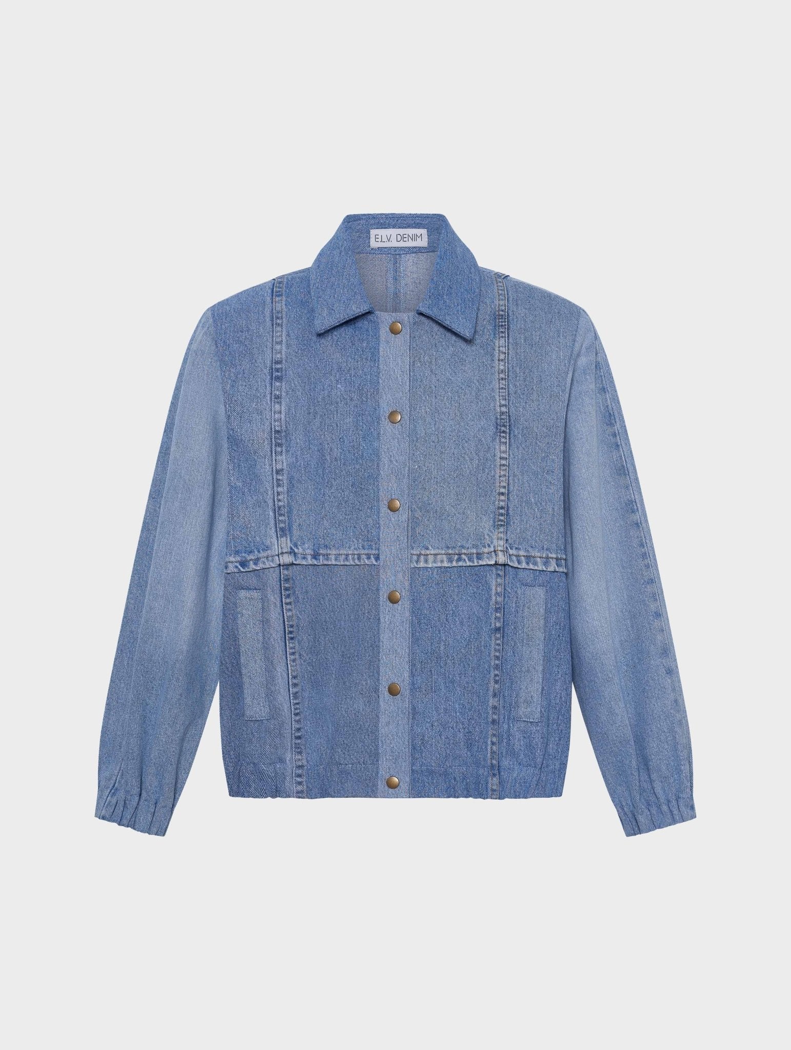 Kara Bomber Jacket Denim Light Blue - ELV Denim