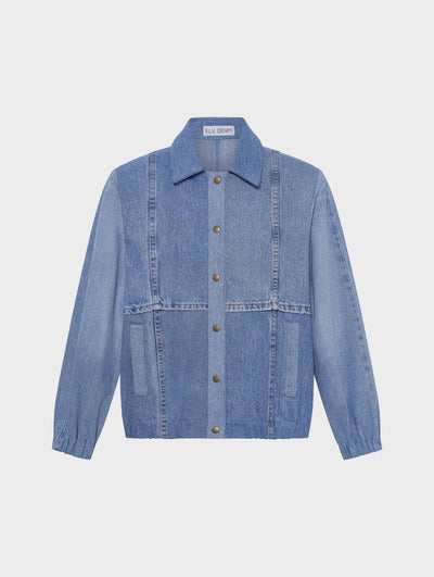 Kara Bomber Jacket Denim Light Blue - ELV Denim