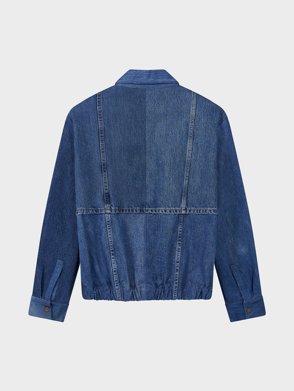 Kara Bomber Jacket Denim Mid Blue - ELV Denim