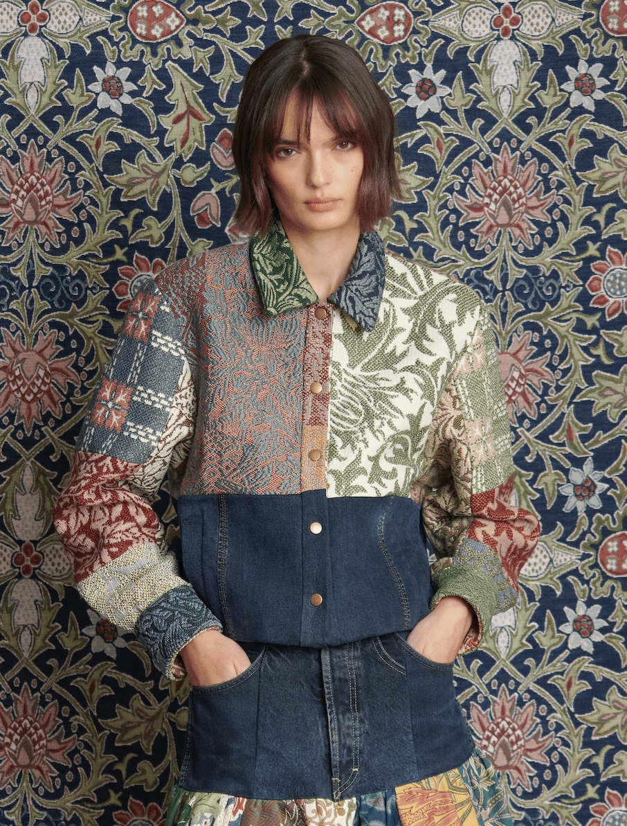 Kara Bomber Jacket x Sanderson of London - ELV Denim