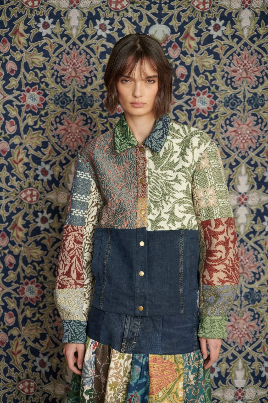 Kara Bomber Jacket x Sanderson of London - ELV Denim