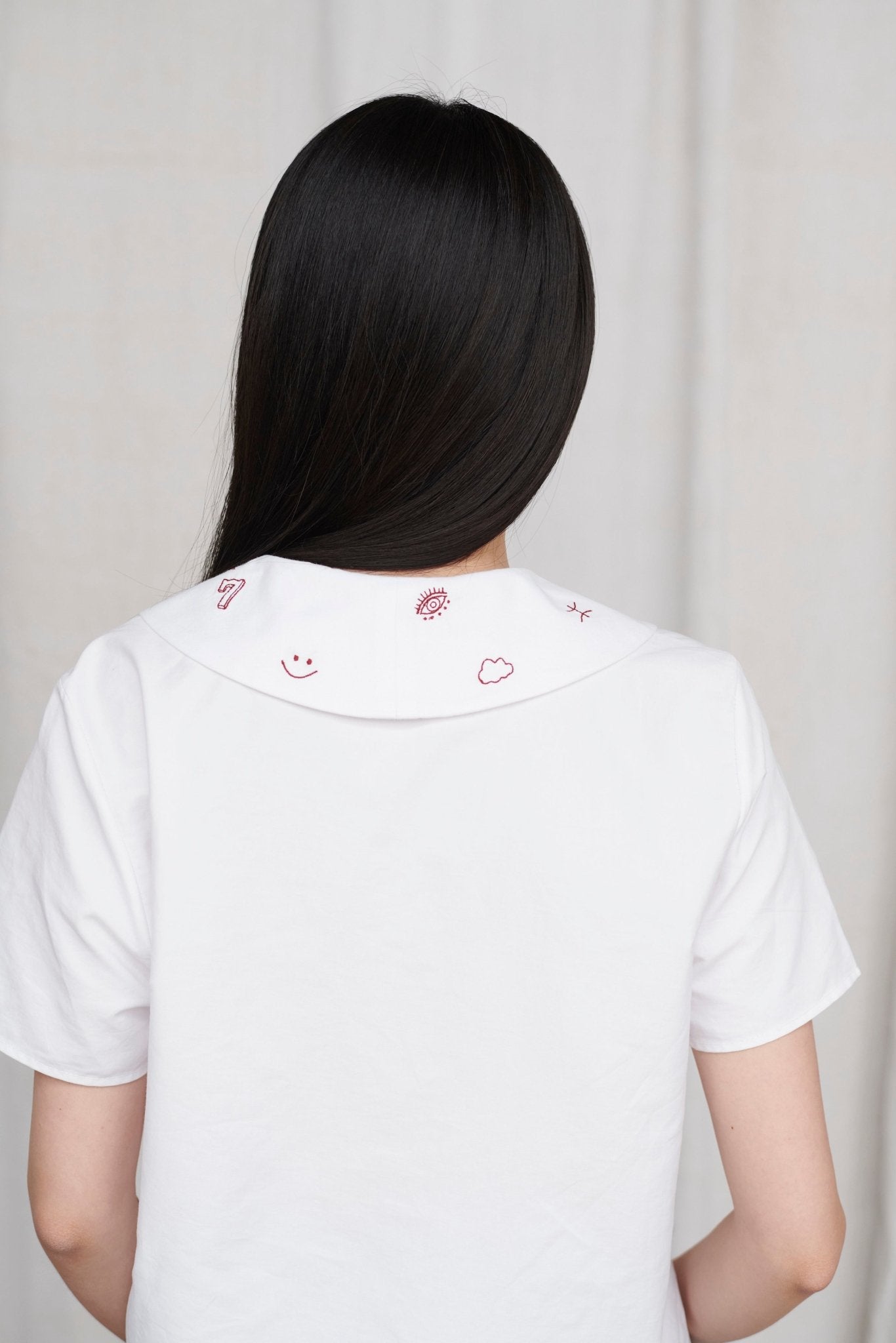 Love Lucky Embroidered Top - ELV Denim