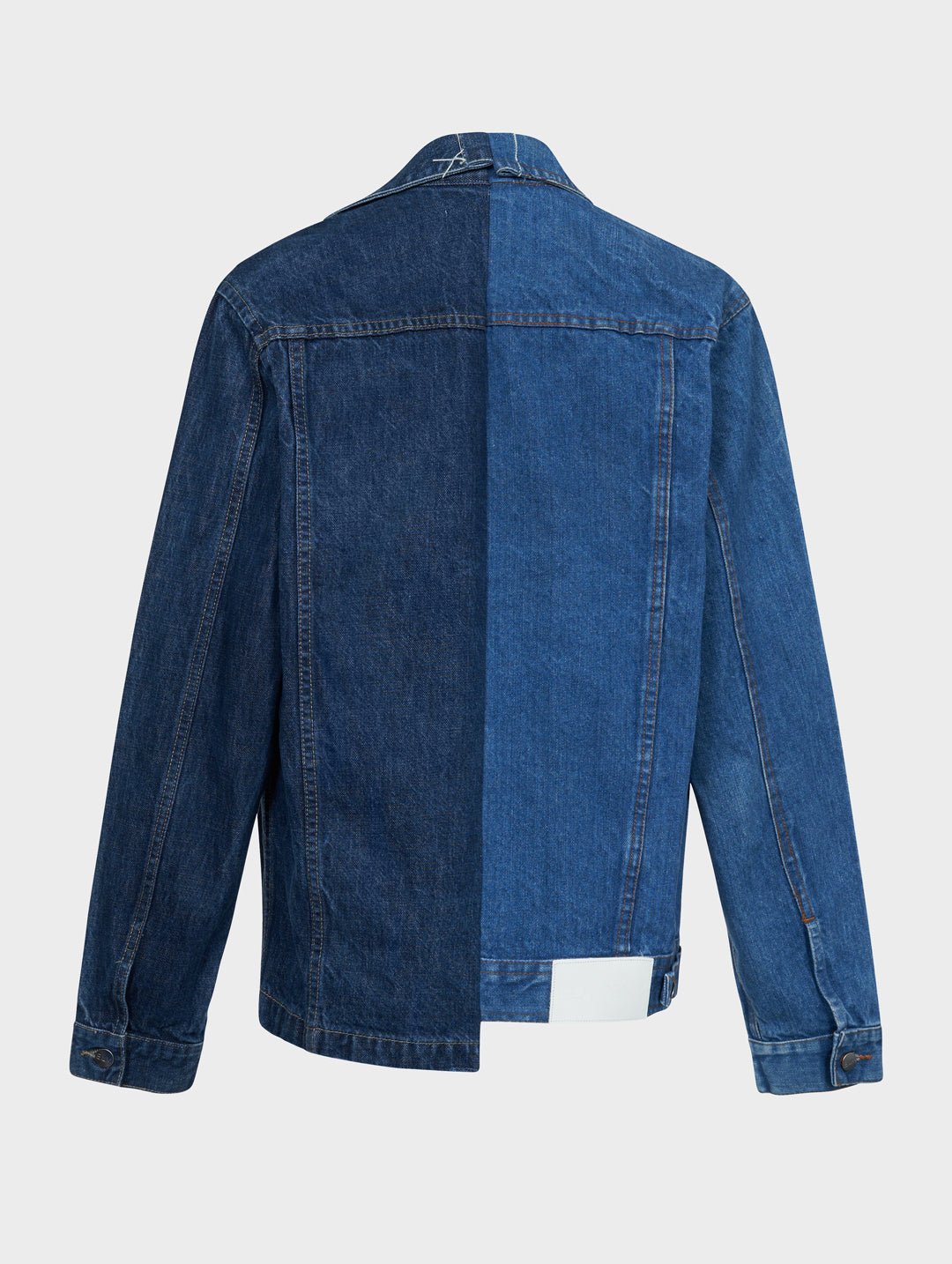 Men's Classic Denim Jacket Mid Dark Blue - ELV Denim