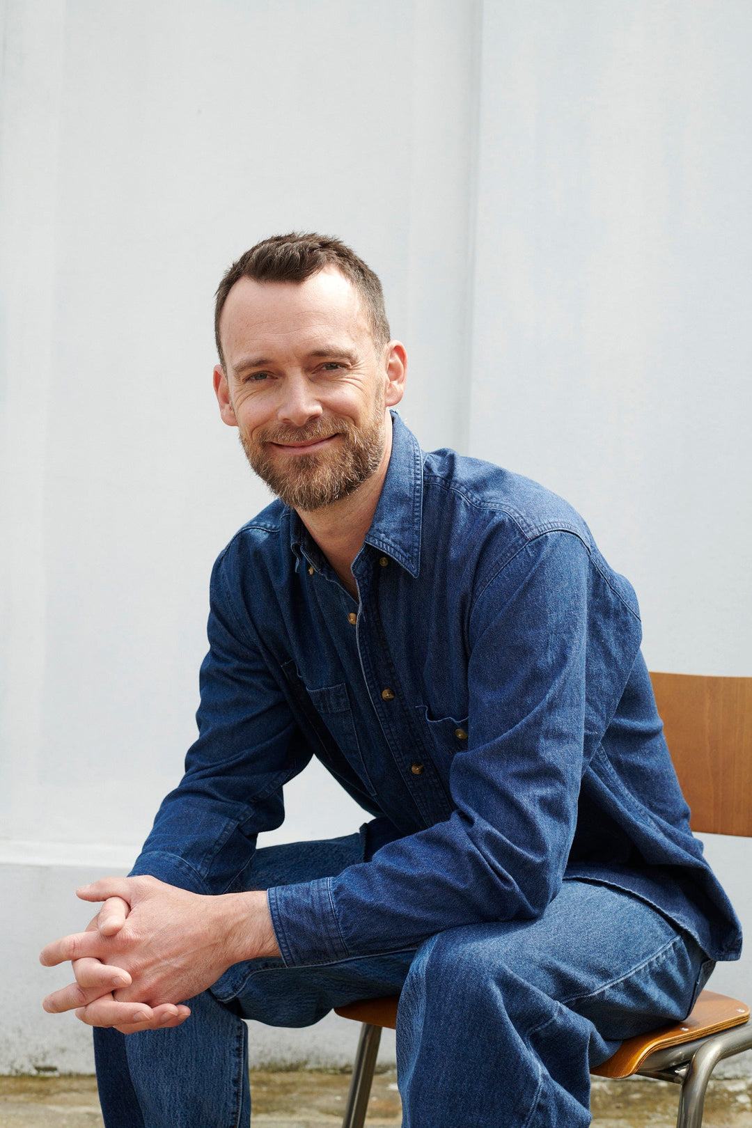 Men's Classic Denim Shirt Dark Blue Denim – ELV Denim