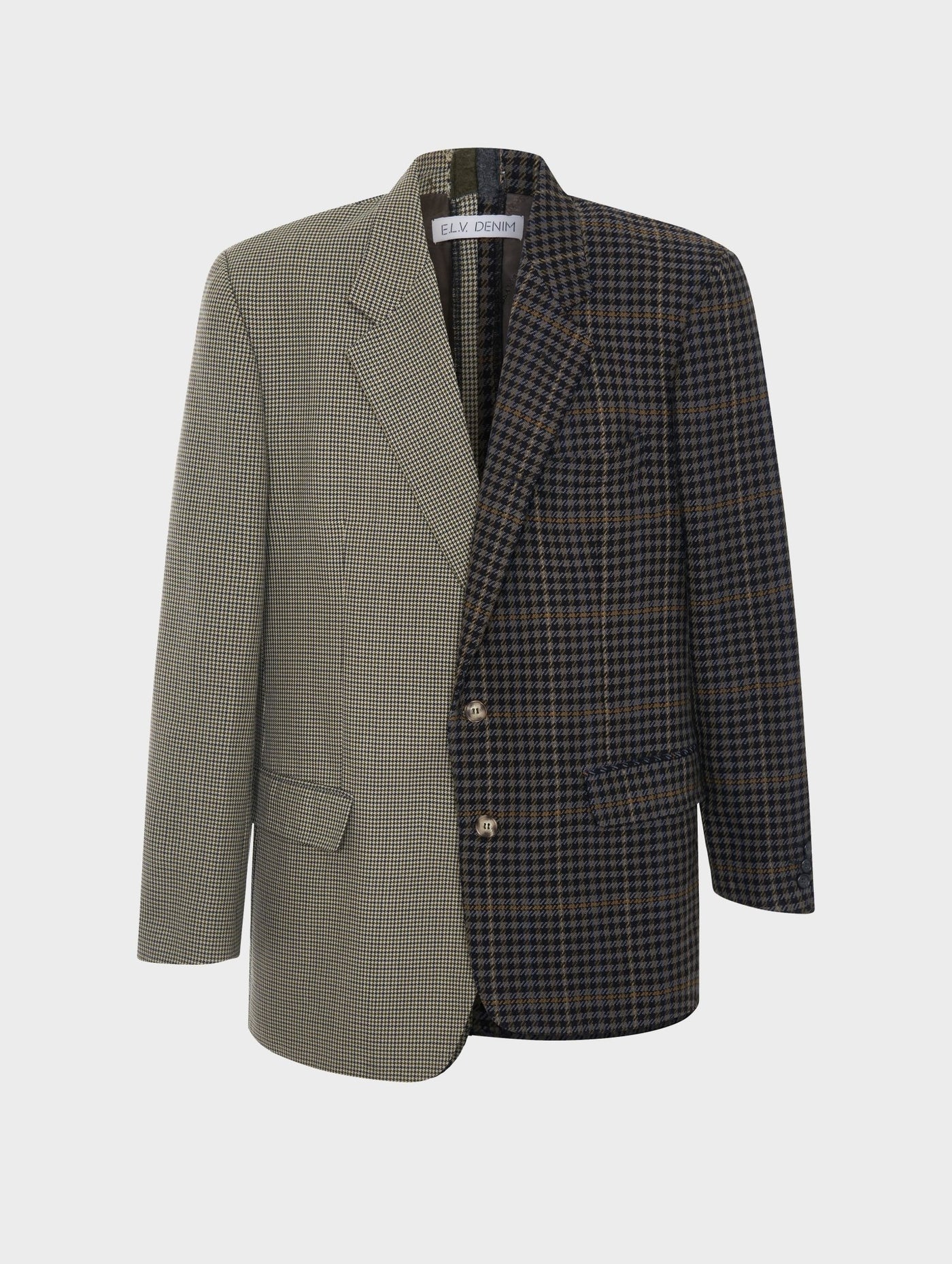 Men's Jamie Blazer Check Suiting - ELV Denim