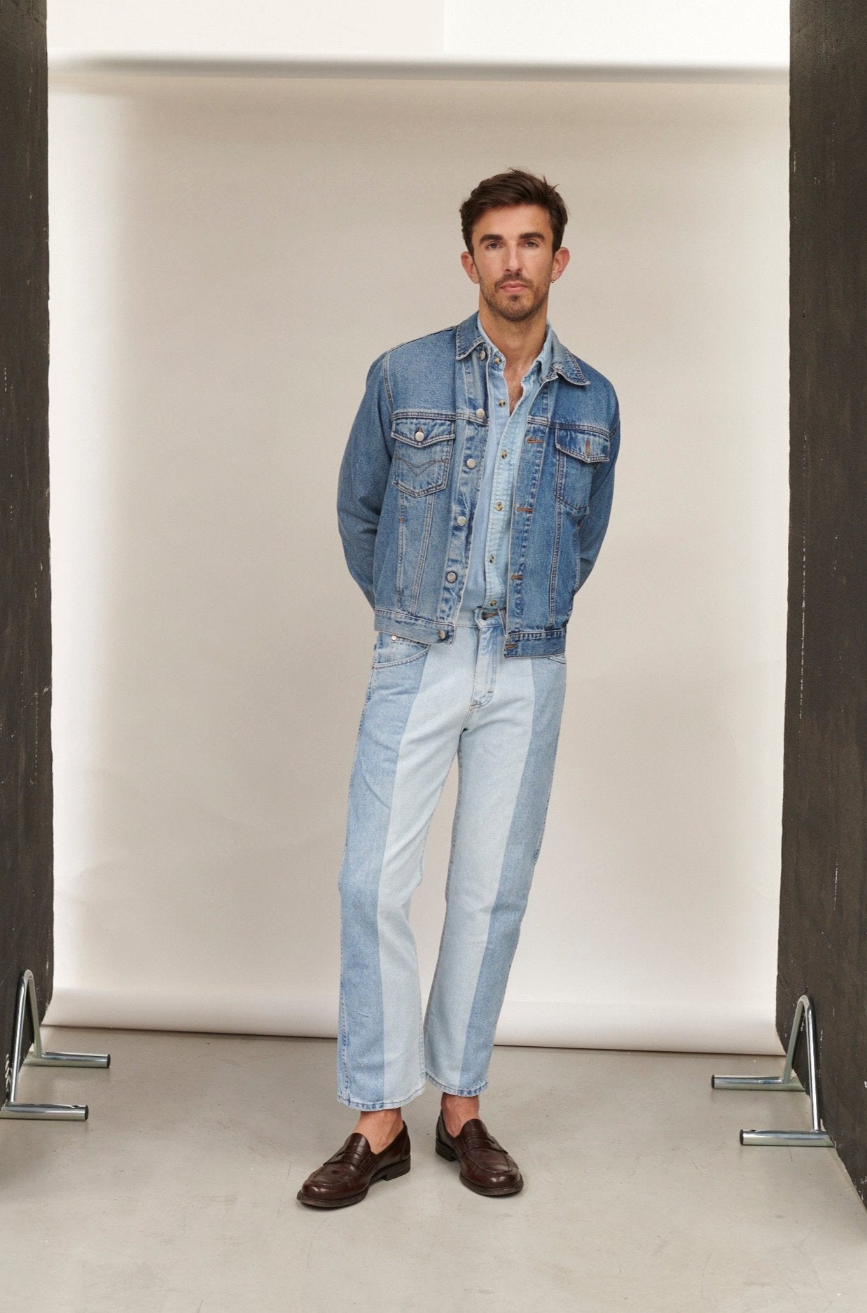 Men's Stovepipe Jean Light Blue - ELV Denim