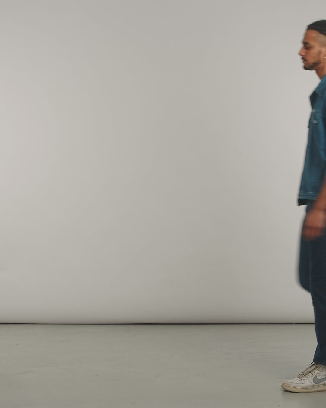 Men's Classic Denim Jacket Mid Blue