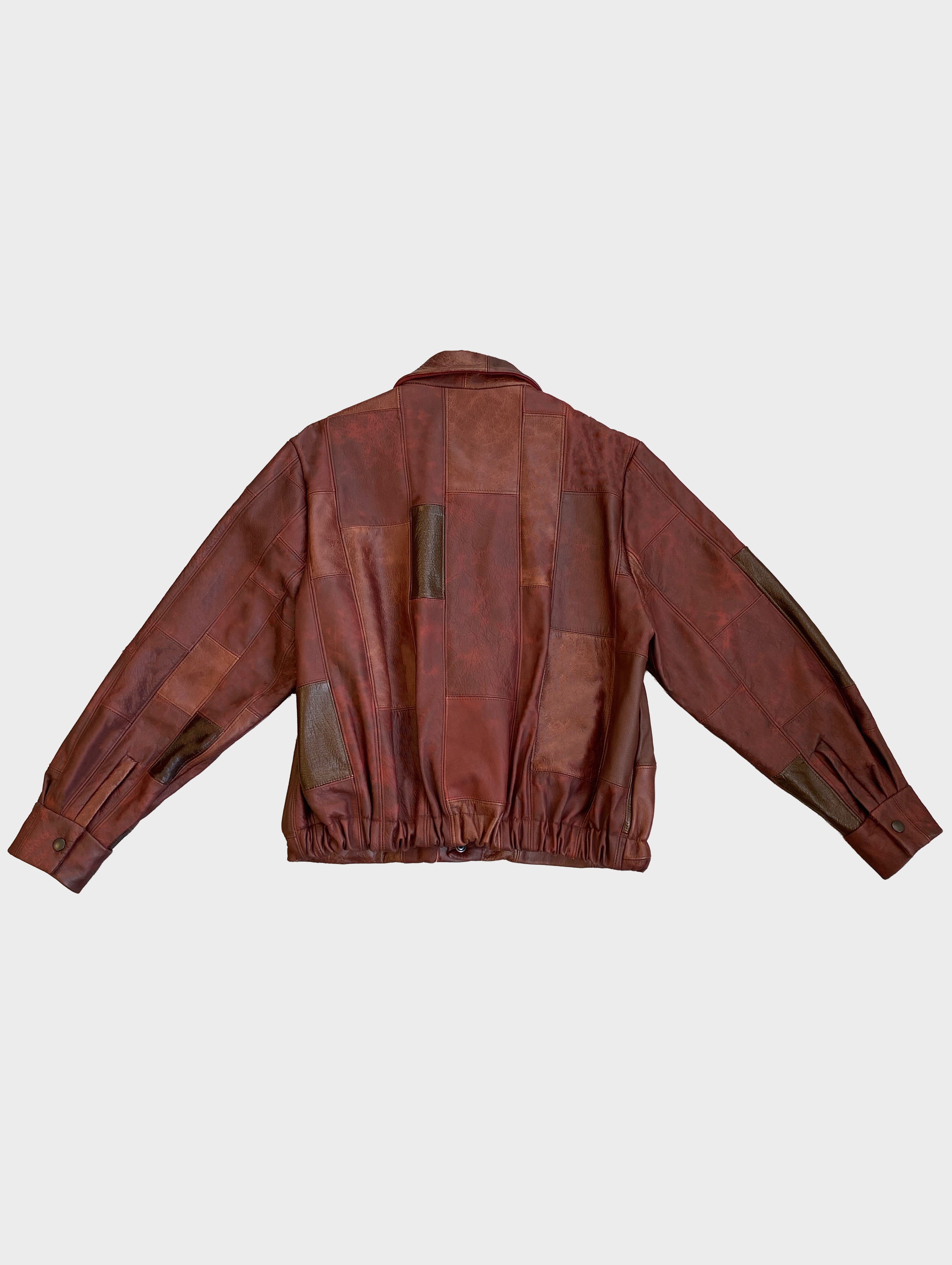 Cherry Red Leather Bailey Bomber | One-of-a-kind