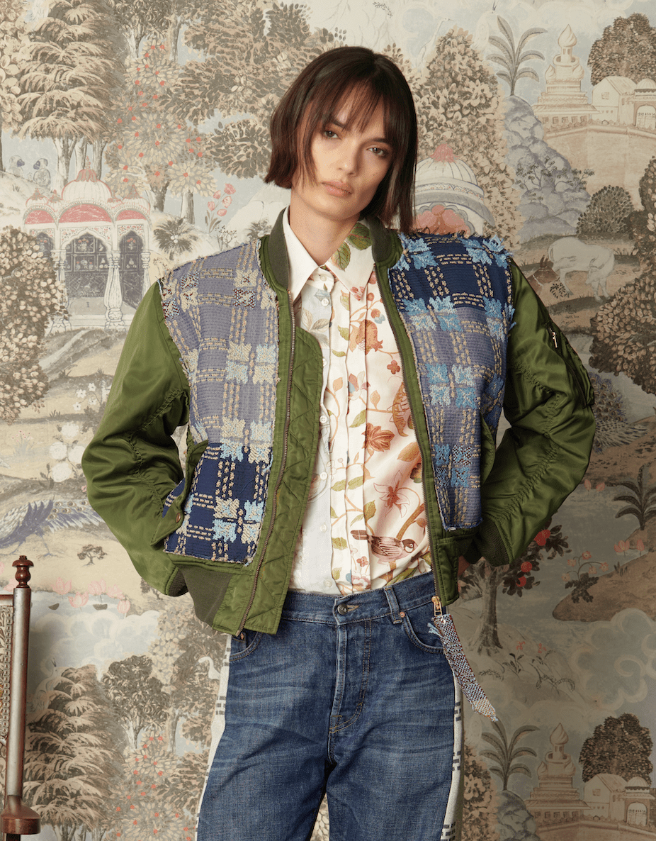 Rio Bomber x Sanderson of London - ELV Denim