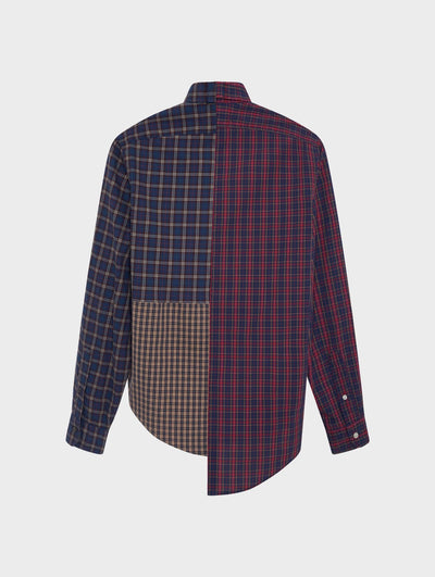 Simone Shirt Check Poplin Cotton - ELV Denim