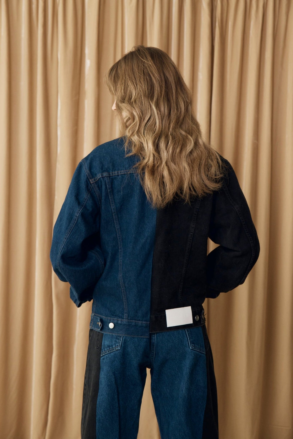 The Classic Denim Jacket Black Dark Blue - E.L.V. Denim